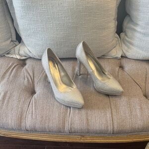 Chic Silver Women's Heels